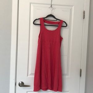 Athletic light coral summer dress